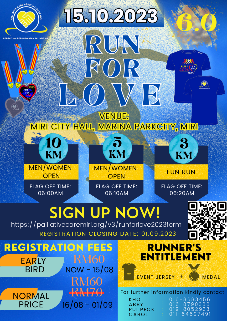 2023 Run For Love 6.0 – Palliative Care Association of Miri